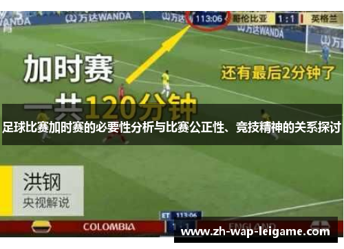 足球比赛加时赛的必要性分析与比赛公正性、竞技精神的关系探讨 足球比赛加时赛的必要性分析与比赛公正性、竞技精神的关系探讨